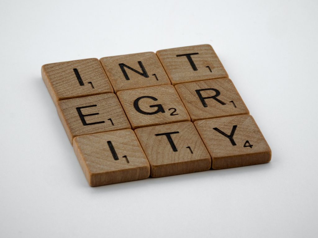 A Scrabble with the worlds integrity